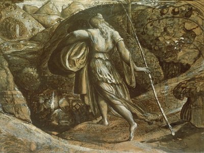Ruth che torna dalla spigolatura da Samuel Palmer